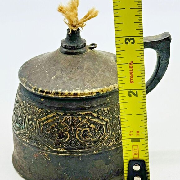 Apollo Etchardt Oil Lamp Bernard Rices Sons Inc Antique 1924 Made USA - Picture 10 of 10